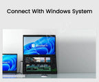 16 Inch 2.5K Dual Screen Portable Monitor 2560*1600P 16:10 100%sRGB With 360° Flip External Screen For PC Laptop Mac Phone PS4/5