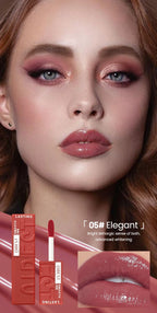 QIBEST 8 Color Watery Lip Gloss Waterproof Long Lasting Mirror Lip Glaze Moisturizing Liquid Lipstick Tint Women Makeup Cosmetic