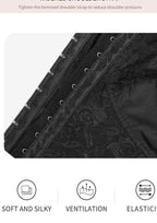 Push Up Bras with Non-adjusted Straps Women Long Tank Top Bra Front Closure Support Bras in Plus Size