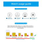Kids Smart Watch SOS GPS Location Phone Call Sim Card Child Smart Watch Camera Waterproof Upgrade Watch For Kids Gift