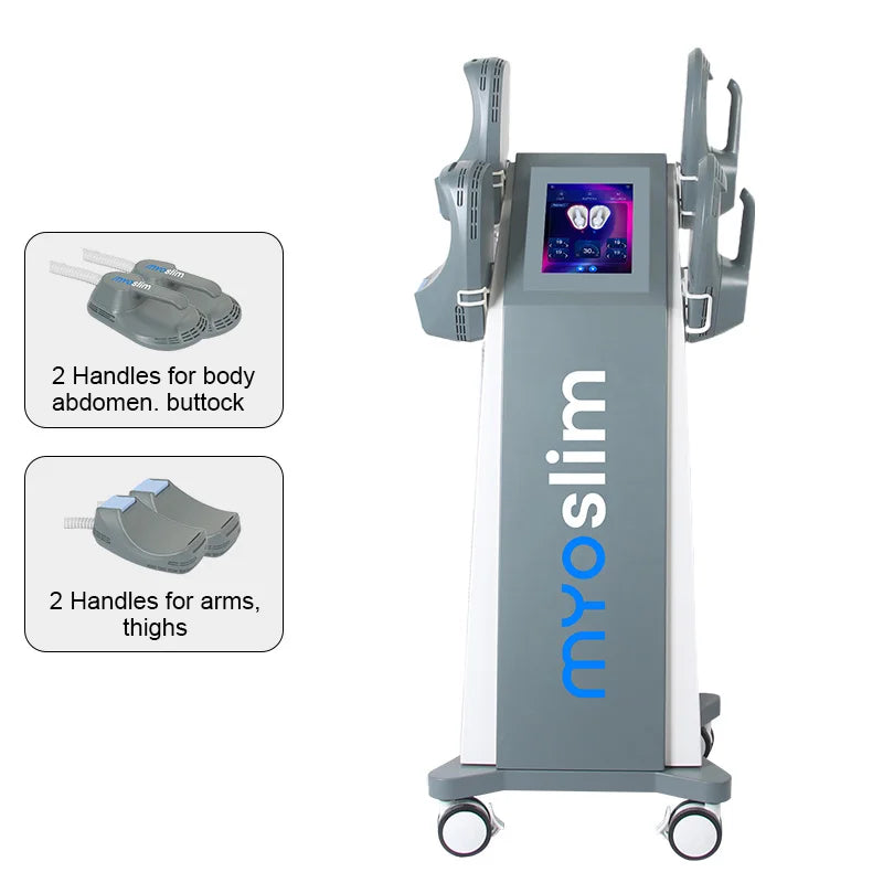 Myoslim NEO RF HIEMT Body Sculpt Machine Eletric Muscle Stimulator Vibration Weight Loss Slimming Muscle Grow 6500W