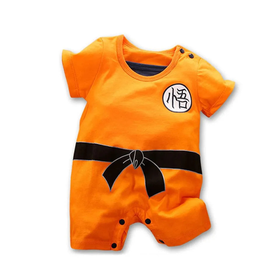 Boy Clothes Baby Cosplay Carnival Costume Toddler Party Gift Infant Cotton Cartoon Outfit 0-18 Month Newborn Print Anime Clothes