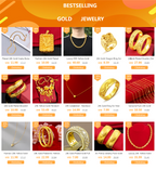 Women's 14 k Gold Color Ancient Single Pendant Multilayer Large Flower Gold Color Traveling Memorial pendant