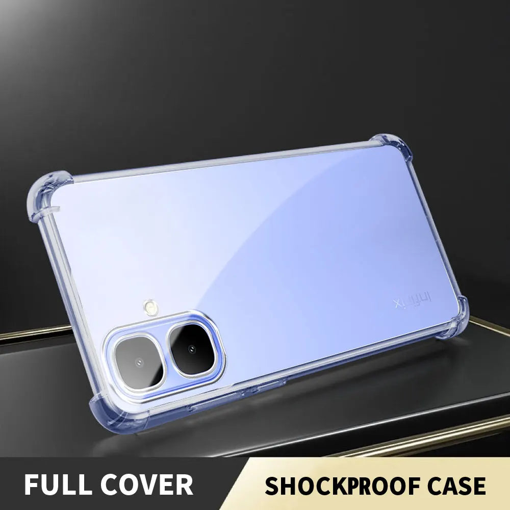 Phone Case For Infinix Smart 10 8 6 Plus Smart 10 9 8 HD 8 Pro Smart 5 7 9 Case Airbag Shockproof Clear Soft Silicone Back Cover