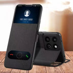 For Honor X9C Smart 5G Case Luxury View Window Magnetic Flip Case Cover For Honor X9C Smart PU Leather Case BRC-LX1 Phone Cases