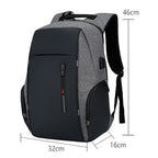 Laptop Backpack For 17 Inch Laptop Bag With USB Port Fashion Waterproof Backpacks One Bag for All Outings, for Men & Women