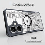 Shockproof Phone Casing For infinix Smart 10 9 8 7 6 5 4 HD 10 8 7 6 Plus Pro Fall prevention ultra thin hard Cover H01-H05