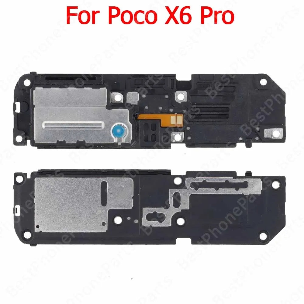 Loudspeaker For Xiaomi Poco X5 X6 Pro 5G X2 X3 NFC X4 GT Loud Speaker Buzzer Ringer Sound Module Replacement Parts