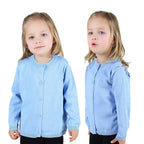 Baby Clothes Boys Cardigan 6 to 9 12 18 24 Months Soft Cotton White Black Gray Light Blue Toddler Girls Sweaters Kids Cardigans