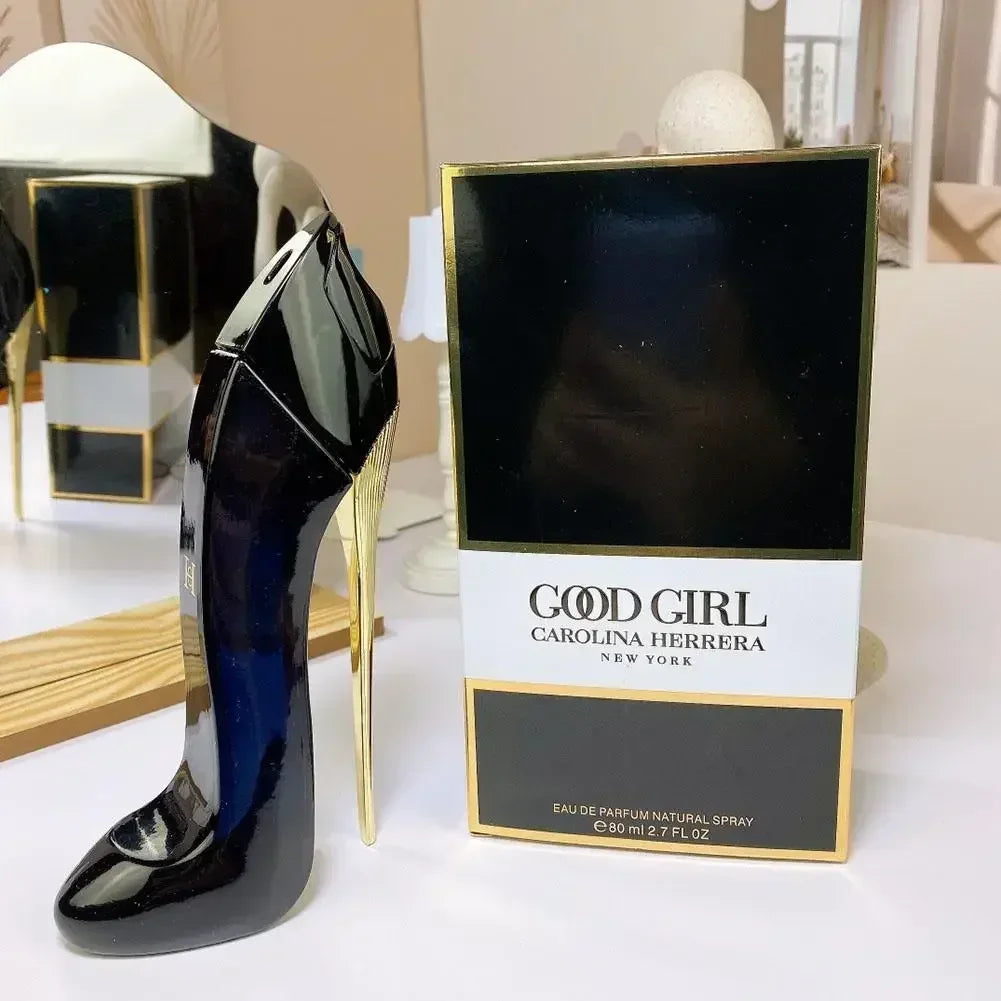 New 80ml Women's Luxury Floral Elegant High Heel Bottle Design Lasting Fragrance Sexy Spray Fashion Deodorant Perfume Gift