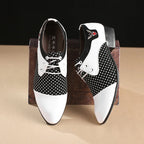 Mens Dress Shoes for Men Lace-Up Fashion Office High Quality Leather Comfy Business Man Formal Shoe Wedding Party Style Footwear