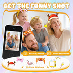 [Smart Phone] 2.8" Kids Smart Phone for Girls | Dual Camera| USB | 600mA battery| Game&Music&Alarm&Calculator，Kids Camera
