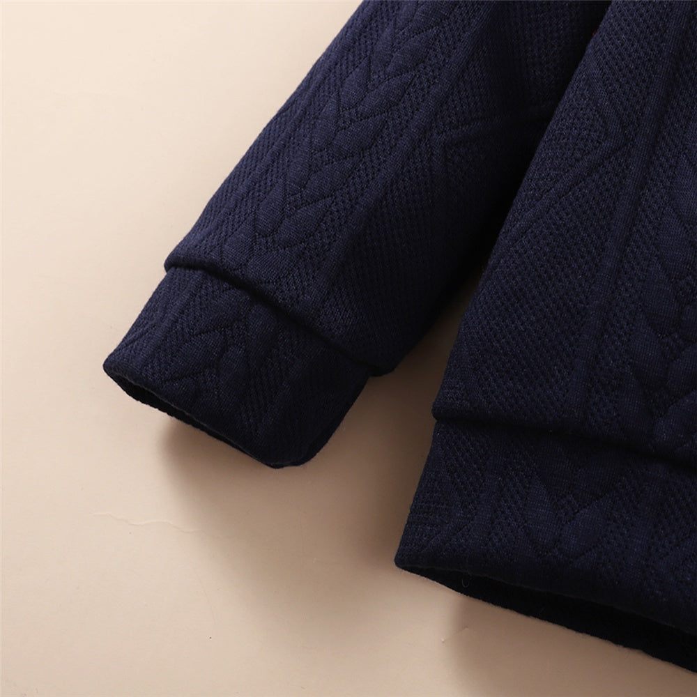 1-6 Years Kids Boy Clothes Set Long Sleeves Color Blocking Sweater + Pants 2PCS Autumn&Winter Children Boy Sport Fashion Outfit