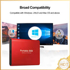 Metal Casing HDD 16TB External Hard Drive Type-C USB3.2 Solid State Hard Disk 2TB 4TB Mobile Storage Device For PC MAC Laptop