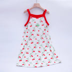 Girls Dress for Teens 11 12 to 13 Years Blue Floral Dress Summer Kids Clothes Casual Sleeveless Children's Dresses 140 150 160cm