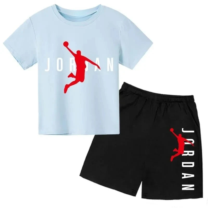 Suits 2-13 Years Boys Girls Fashion Outfits Sets Children Gift Clotheskids Clothes Boysshort Setsgrils Clothes for Kidsboys Luxu
