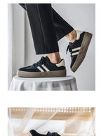 Men's Trendy Popular Leisure Shoes Versatile Soft Leather for Men Sneakers Man Low-top Wear-resistant Sports Walking Footwear