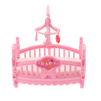 1:12 Dollhouse Miniature Mini Baby Bed Cradle Nursery Room Furniture Decoration Accessories Model Kids Toys Gift