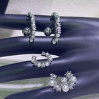 New Jewelry New Sales Trends Pearl High-Quality Original Necklace Bracelet Love Earrings Ring Sweet Waste Women's Wedding Gift