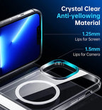 Magnetic Stand Phone Case for iPhone 17 16 15 14 Pro Max Plus 12 13 Mini 11 Mobile Cases with Kickstand Shockproof  Back Cover