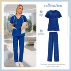 Hot sale nursing articles Women Scrubs Set Nurse Accessories Medical Uniform Soft Comfort Clinical Workwear Operating Work Suits