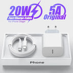 PD Charger 20W Fast Charging USB C Charger For iPhone 15 14 13 Pro Max Mini X XS Quick Charge Type C Phone Charger Power Adapter