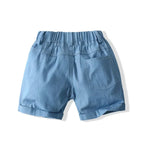2025 Newborns Baby Boys Sets Toddler Suit Children Matching Summer Pants Kids Clothes Cotton Clothing Formal Kid T-Shirt Shorts