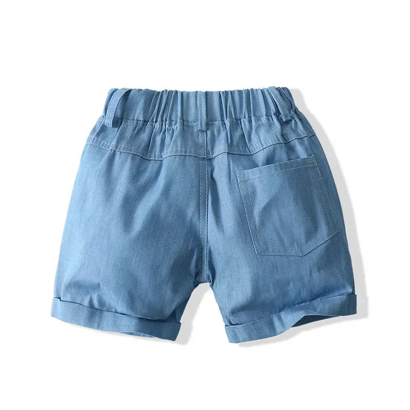 2025 Newborns Baby Boys Sets Toddler Suit Children Matching Summer Pants Kids Clothes Cotton Clothing Formal Kid T-Shirt Shorts