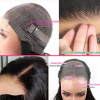 100% Human Hair Wig Highlight Bob Bouncy Loose Curly 12" 250% Density 5x5 HD Lace Closure Glueless Wigs Human Hair Ready To Wear