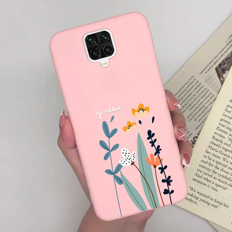 For Xiaomi Redmi Note 9 Pro Max Phone Case Matte Cute Girl Avocado Soft Silicone Cover For Xiaomi Redmi Note 9 Pro Max 9S Bumper