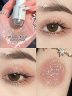 Cappuvini Star Dots eye shadow Liquid Pearlescent Fine Flashing Easy to Dizzy High gloss Cubs Bowling Ball Liquid eye shadow