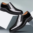 Social Shoe for Men Black Dress Shoes Man Business Spring Autumn Gentleman Elegant and Classic Legitimate Leather Suit Official