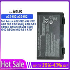 Laptop Battery A32-F82 For Asus F52 F82 K40 K40lJ K40lN K401J-E1 S K40E K50 K50ij K51 K60 K61 K6C11 K70 K70AS K70AS-X2A K7010