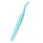 1Pc Lash Tweezers Eyelash Extensions Makeup Tools Stainless Steel Eyebrow Eyelash Tweezers Professional Lash Applicator Tool