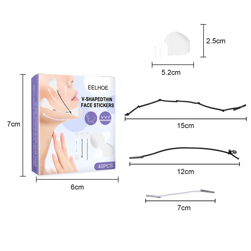 Face Lift Tape Invisible High Elasticity V-shape Lift Sticker Patch For Lifting Tighten Face Neck Chin Eye Facial Skin Care Tool