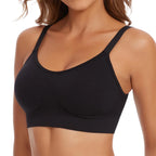 Womens Wireless Bras Comfort Push Up Bras No Underwire Bra Full Support Lift Bralette Full Coverage Sport Everyday Bra