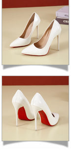 2025 Fashion High Heels 35-45 Plus Size Women Shoes 12cm Thin Stiletto Banquet Wedding Shoes Sexy Pointed Toe Ladies Party Shoes
