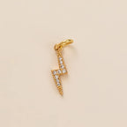 1pc plated 18K gold pendant, various styles, DIY jewelry accessories