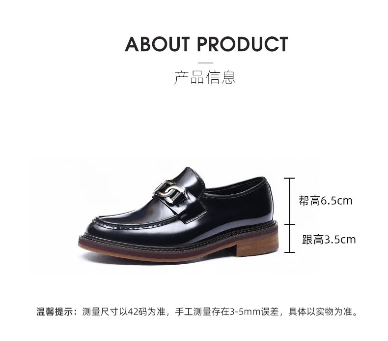 2024 New Shoes For Men Loafers Mens Dress Shoes Leather Shoes Man Male Genuine Leather Social Shoes