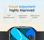 Smart Watch Hebrew Language 1.85inch Full Touch Screen Make/Answer Phone Calls Notification Reminder Smartwatch For Android IOS