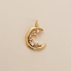 1pc plated 18K gold pendant, various styles, DIY jewelry accessories
