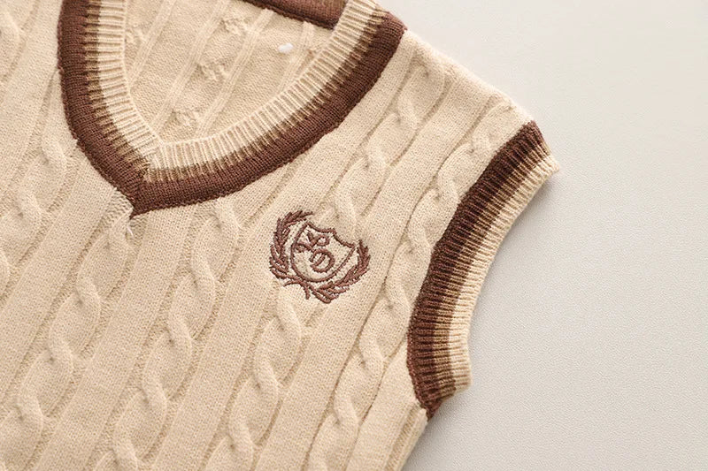 Children Boy Clothes Sets Autumn High Quality Fashion Knitted Vest Shirt+Pants 3pc Suits Kids Boys College Style Casual Clothing