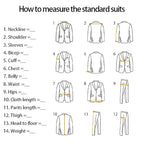 Boys Suit Fashion Wedding Tuxedos 2-piece Set Pointed Collar Jacket Double Breasted Blazer Pants for Party