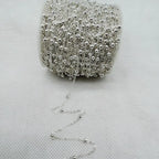 2yards Golded/silvered Plated Necklace Chain for Jewelry Making Findings DIY Necklace Chains Materials Handmade