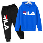 2025 Spring and Autumn Children's Boys and Girls Casual Sports Top + Pants 2-piece Girl Suit 3-14 Years Old Outdoor Jogging Suit