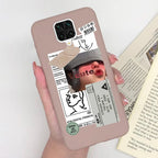 For Xiaomi Redmi Note 9 Pro Max Phone Case Matte Cute Girl Avocado Soft Silicone Cover For Xiaomi Redmi Note 9 Pro Max 9S Bumper