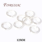 Multi Types 14K/18K Gold Plated Round Bead Frame,Brass Metal Circle Frame Connectors Spacers Beads,DIY Beading Jewelry Making