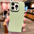 Fashion Candy Colors Soft Phone Case for IPhone 16 12 14 13 15 Pro Max 14Plus Camera Bumper Shock Protection Matte Cover Coque