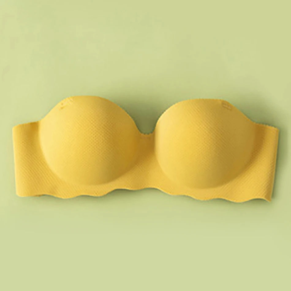 Sleek Supportive Design Children Girls Seamless Bras No Underwire Padded for Small Busts Comfort and Breathable for Active Wear