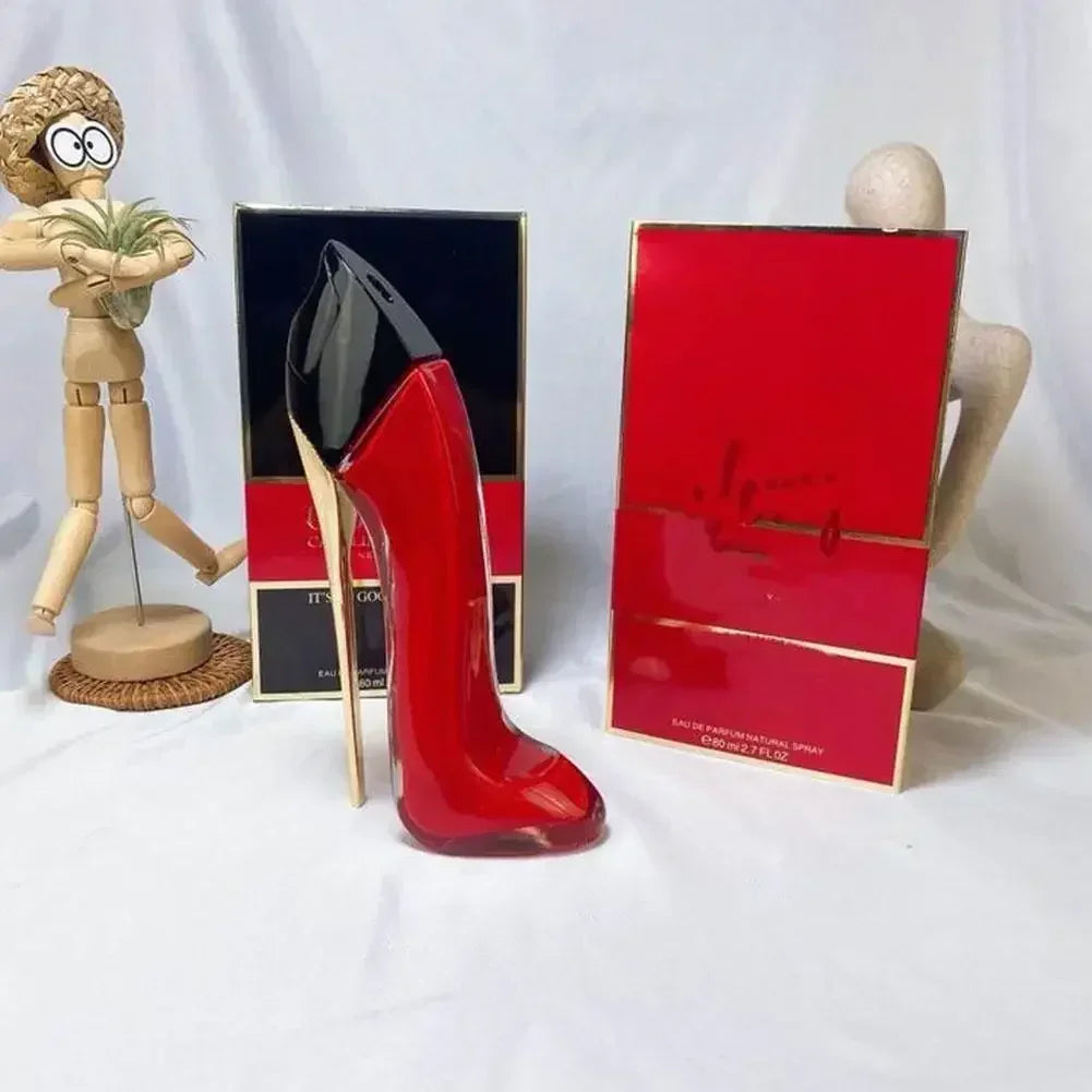 New 80ml Women's Luxury Floral Elegant High Heel Bottle Design Lasting Fragrance Sexy Spray Fashion Deodorant Perfume Gift